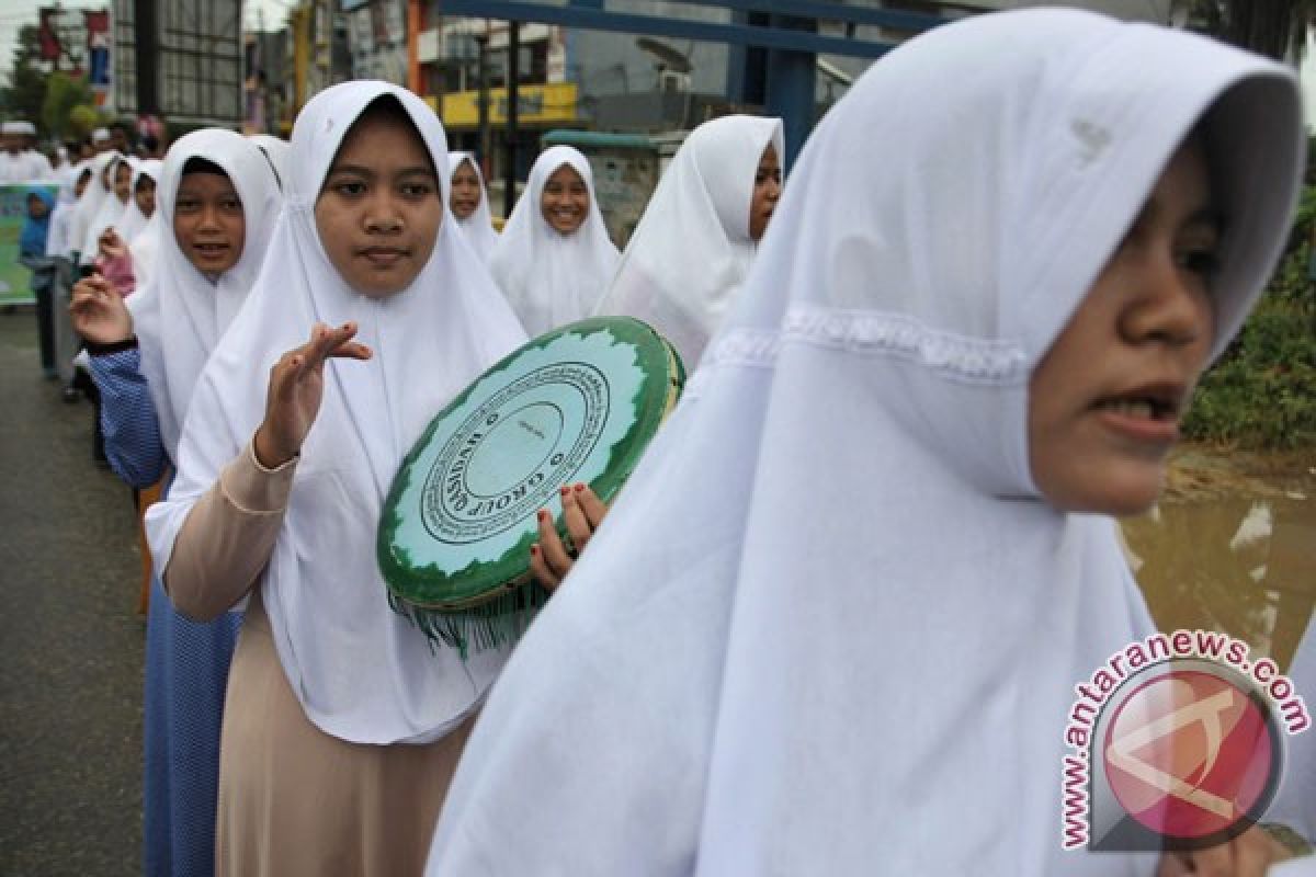 Ribuan pelajar Bulungan pawai sambut Tahun Baru Hijriah