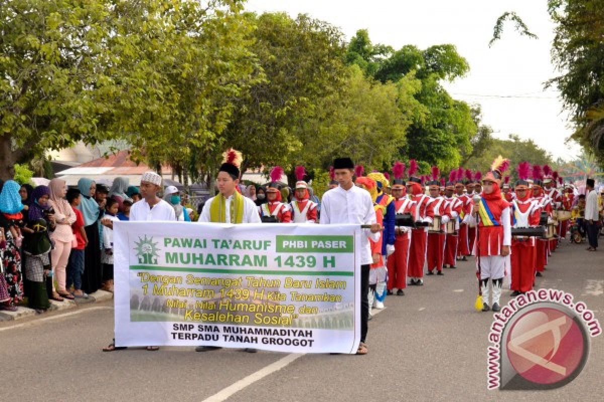 Pawai Tahun Baru Islam di Paser Berlangsung Meriah