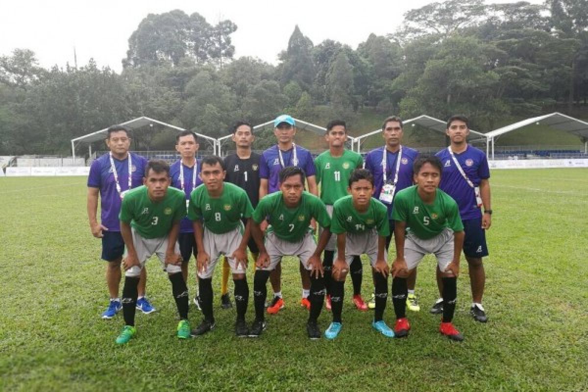 ASEAN Para Games - Sepak bola Indonesia ke final usai taklukkan Singapura 6-0