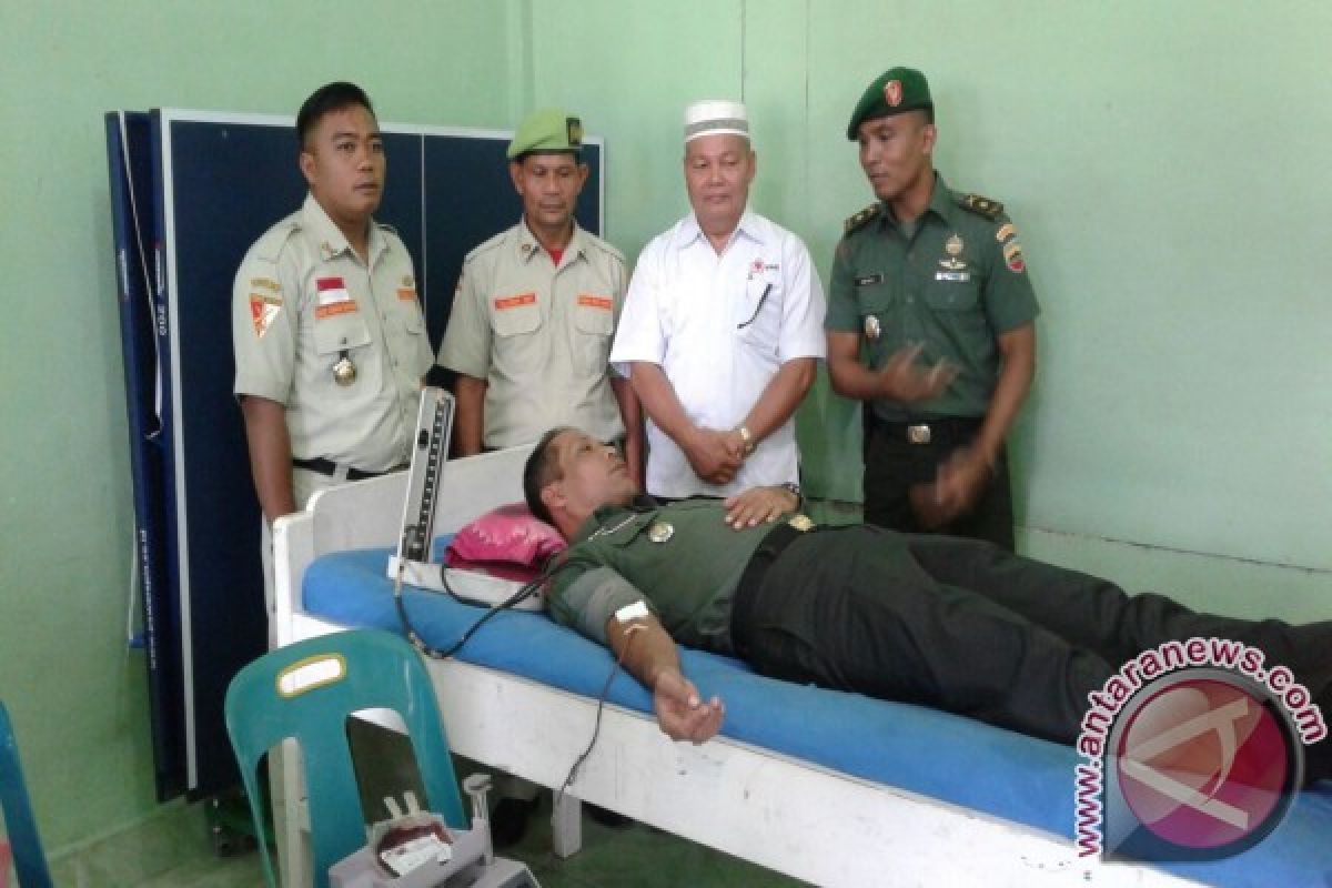 Kodim 0212/ Tapsel Gelar Donor Darah