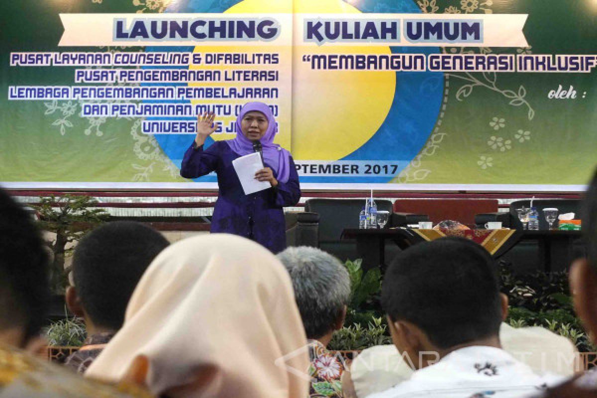 Pusat Pengembangan Literasi LP3M Unej Diresmikan Mensos (Video)