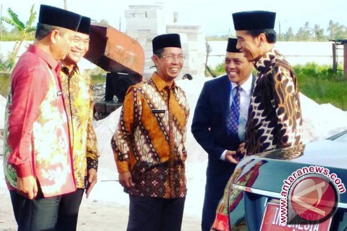 Presiden Joko Widodo Kunjungi Batola 