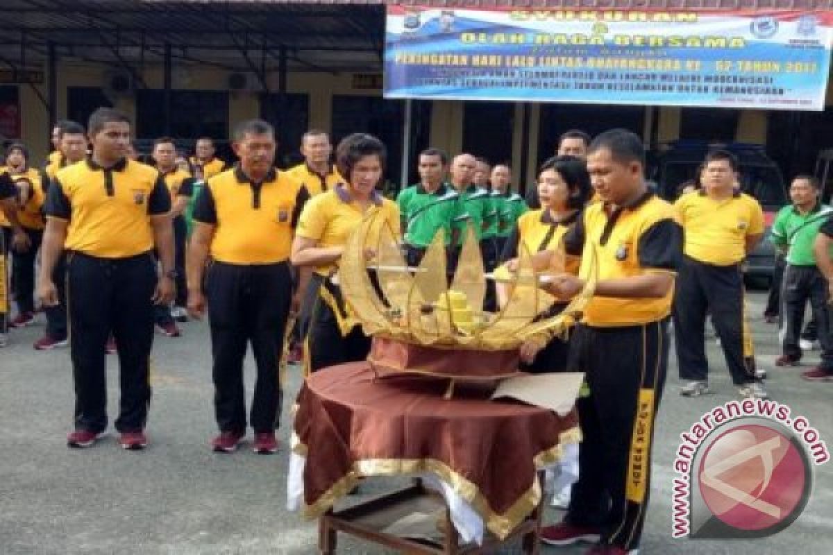 Polres Tebing Tinggi Peringati Hut Polantas