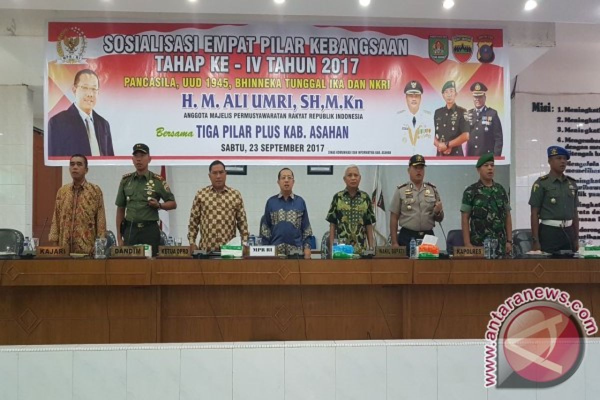 MPR Sosialisasi 4 Pilar Kebangsaan di Asahan