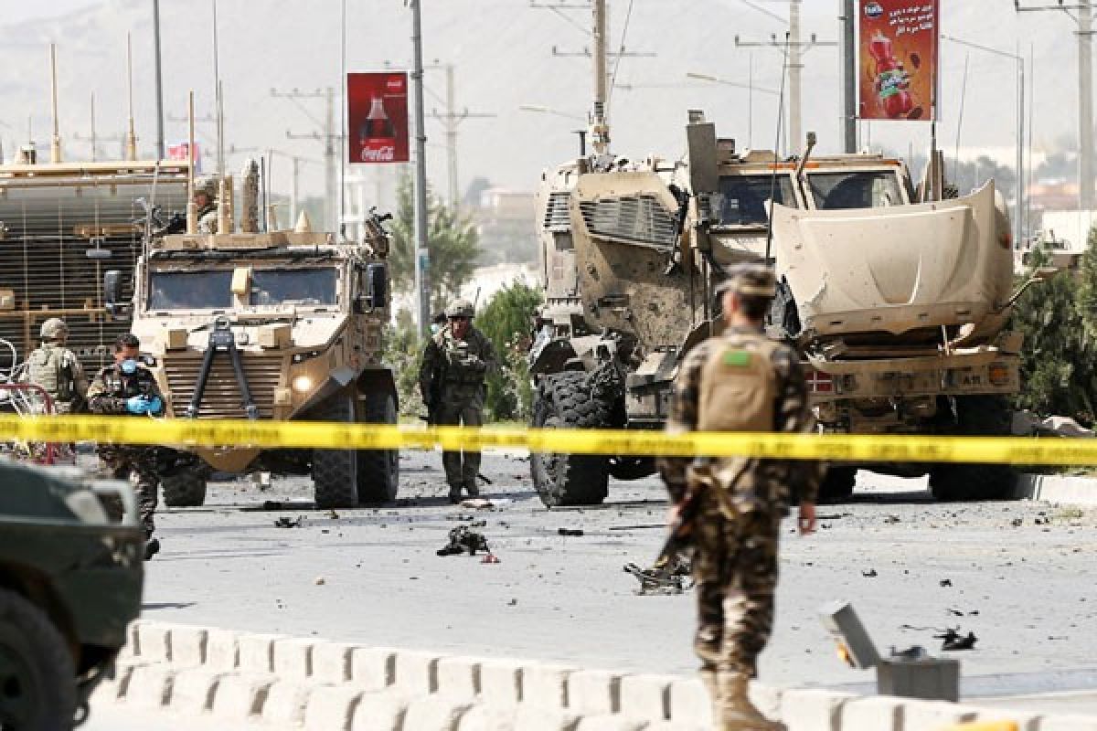 Ledakan guncang Kabul saat kunjungan pemimpin NATO Menhan AS