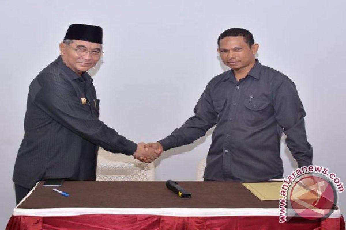 Pemkab dan Banwas HSS Tandatangani MoU Hibah