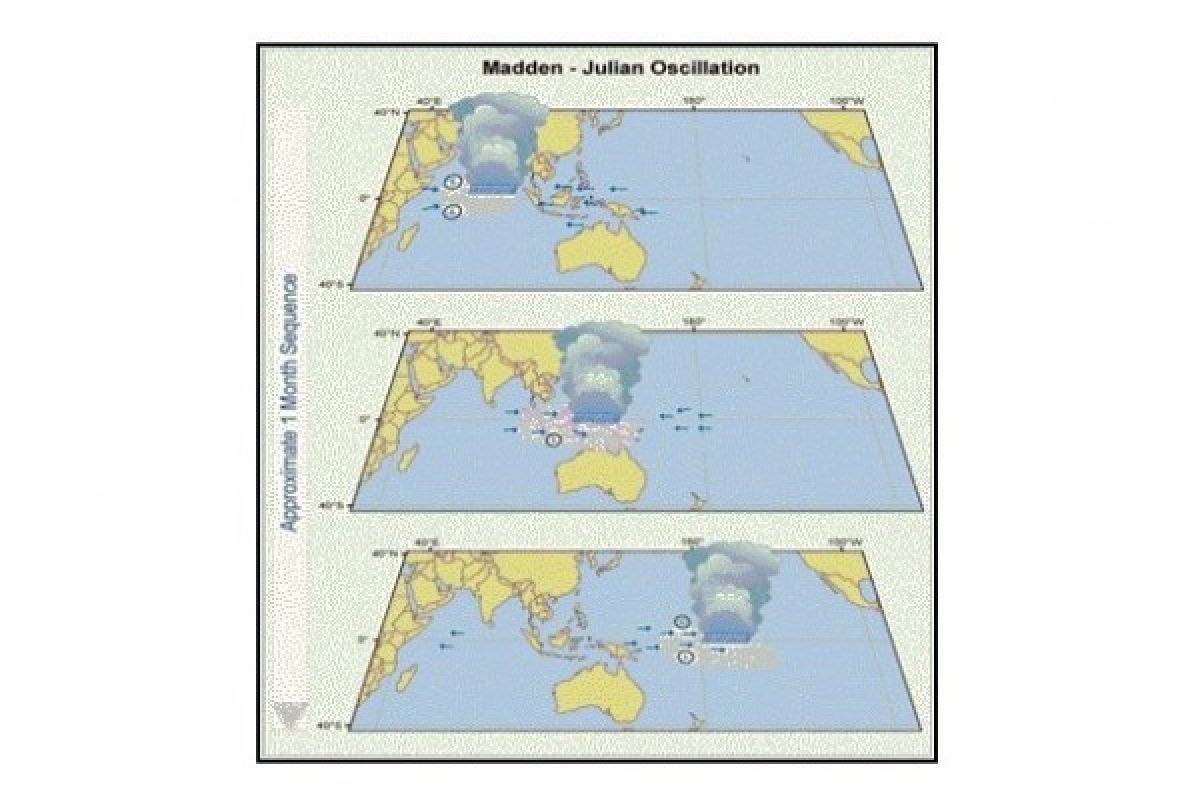 Mengenal Osilasi Madden Julian, si pembawa hujan