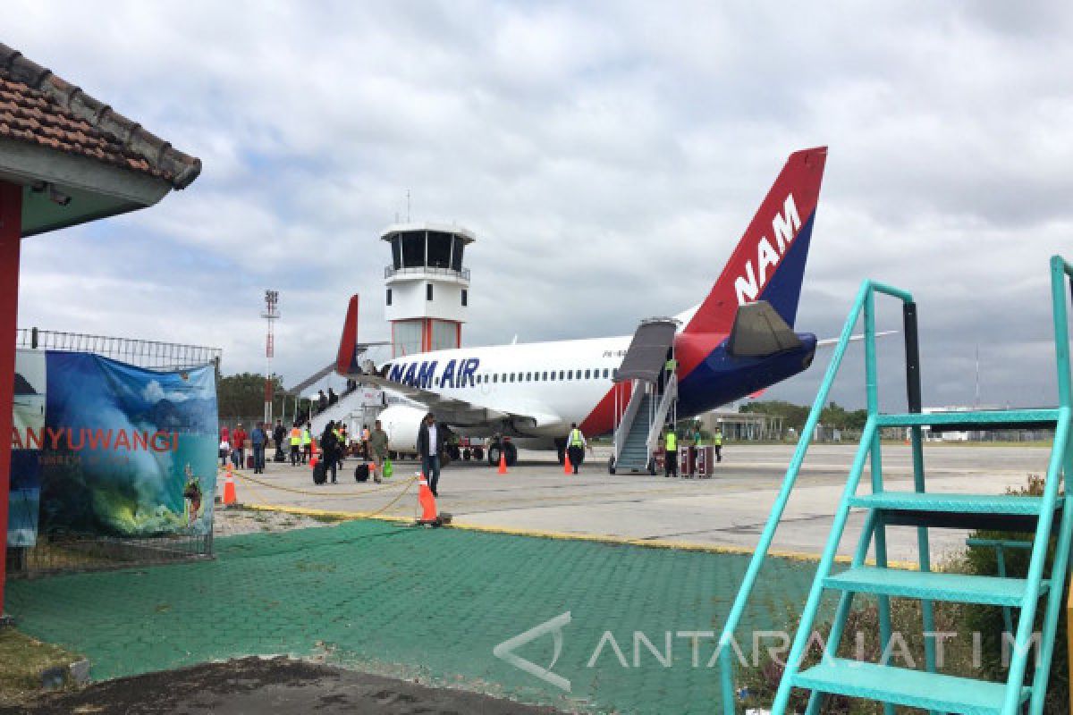 Status Awas Gunung Agung Tak Pengaruhi Aktivitas Penerbangan di Bandara Banyuwangi