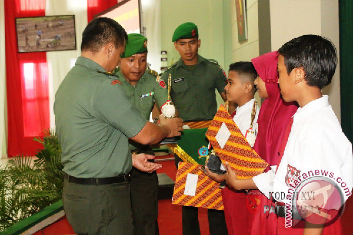 Kodam Pattimura Gelar Lomba Baca Puisi Antarpelajar