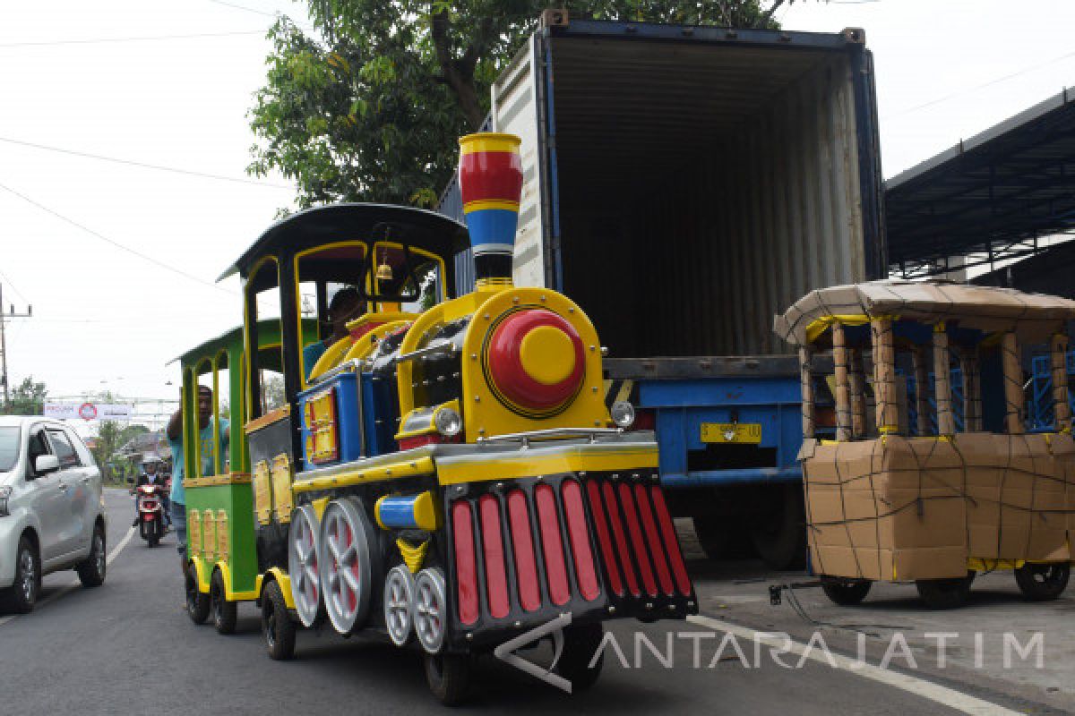 Industri Mainan Madiun Ekspor Kereta Mini Mainan ke Singapura