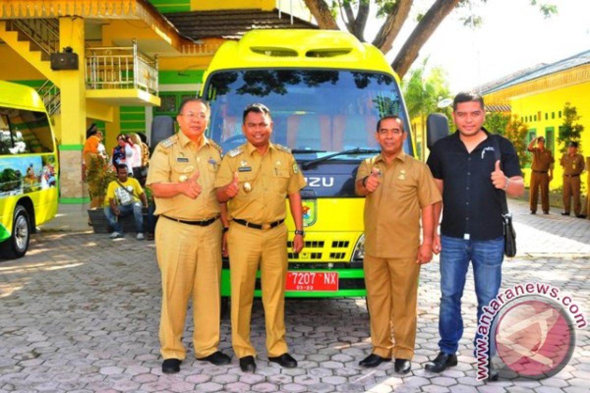 Sergai Terima Empat Bus Dari Kementerian 