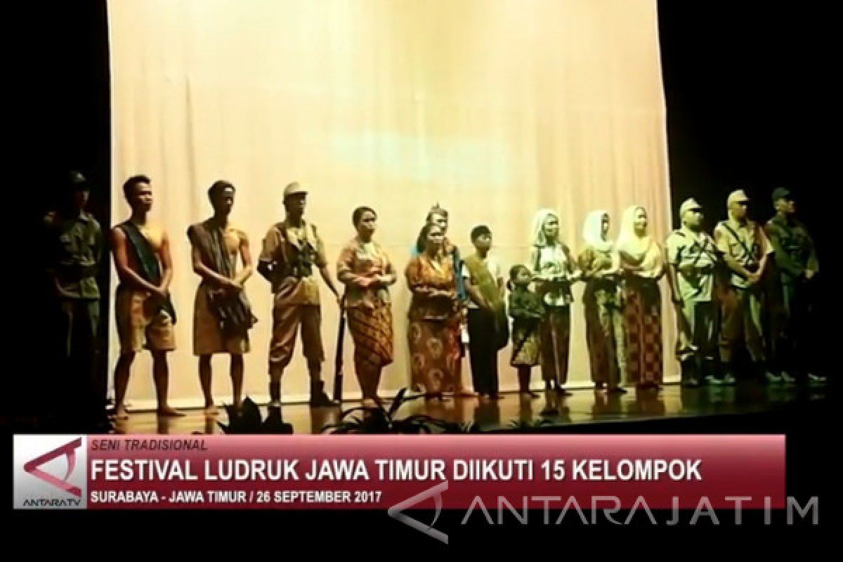 (Video) Festival Ludruk Jawa Timur Diikuti 15 Kelompok