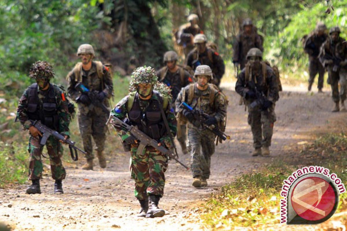 Militer Indonesia-Malaysia latihan gabungan di Tarakan