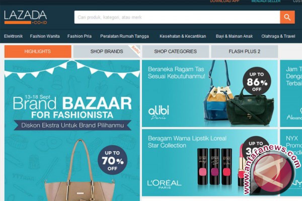 Lazada catat rekor perjualan tertinggi berjaringan