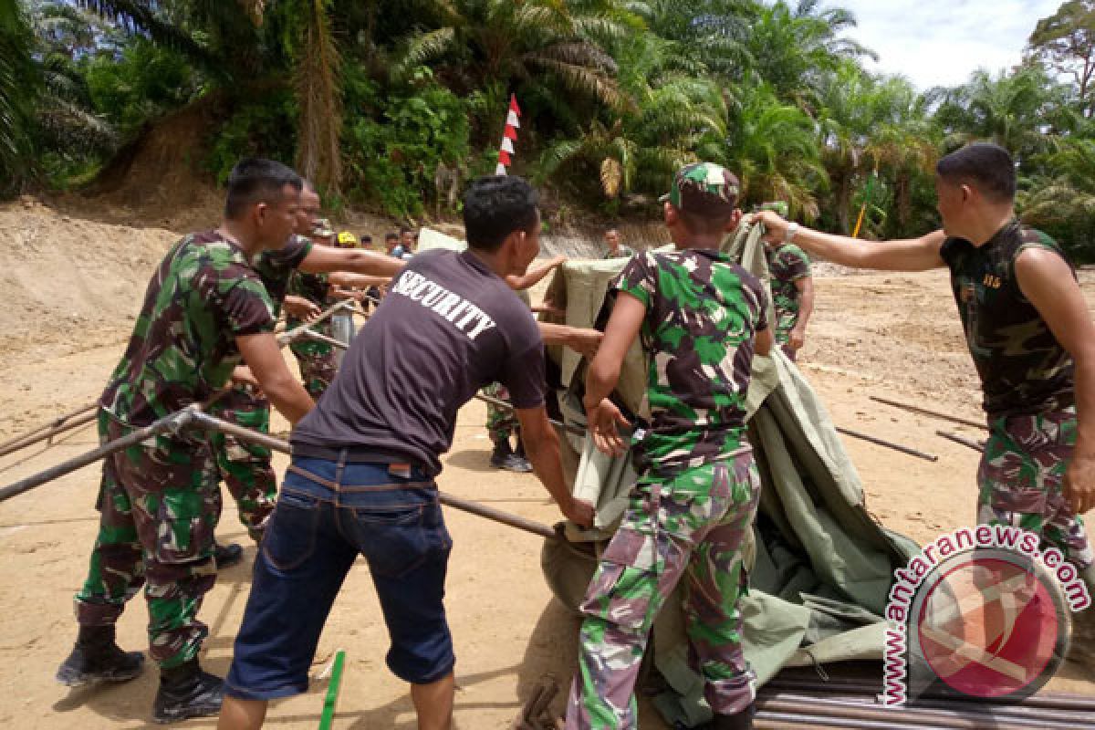 Kodim Singkil dan masyarakat siapkan posko TMMD ke 100