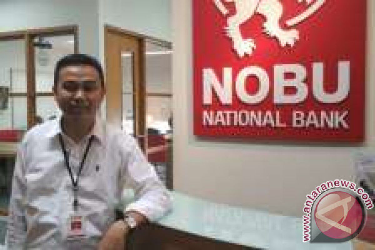 Bank Nobu Edukasi Layanan Perbankan Pengunjung Pameran Pembangunan 