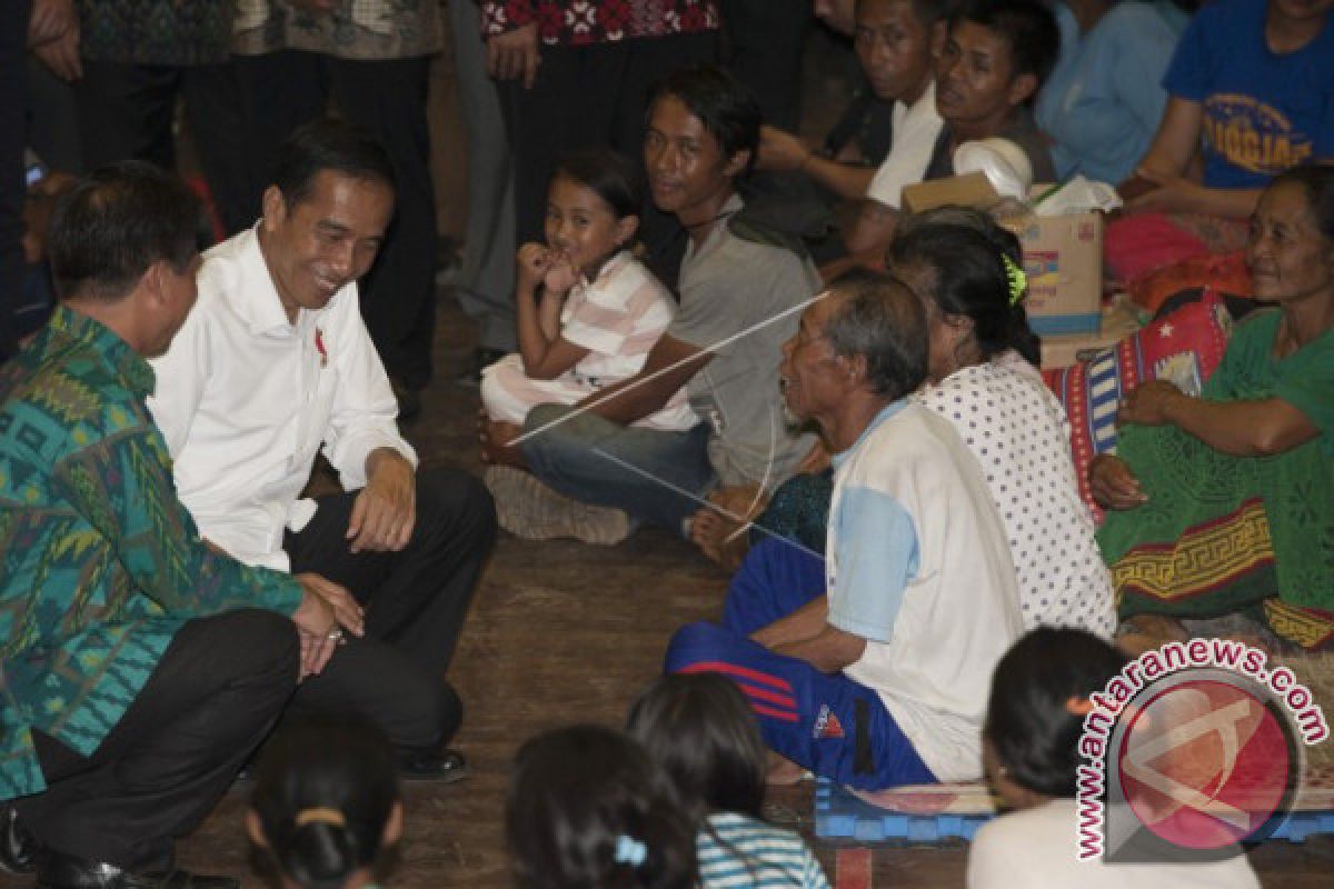 Jokowi Imbau Masyarakat Dekat Gunung Agung Mengungsi