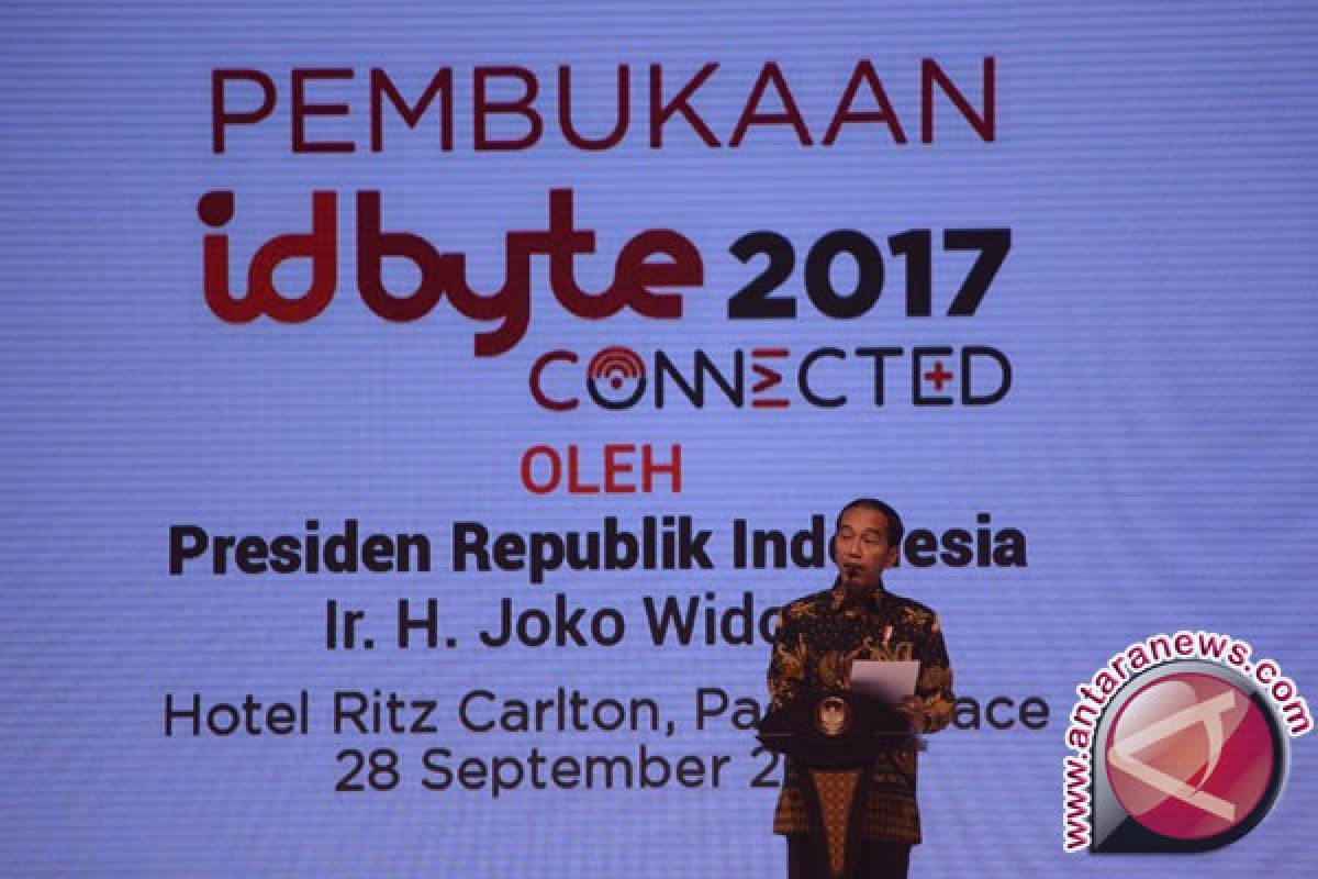 Presiden Jokowi buka konferensi Idbyte 2017