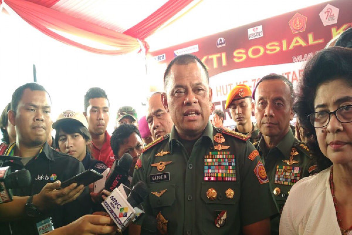 TNI Siap Bantu Pengungsi Gunung Agung