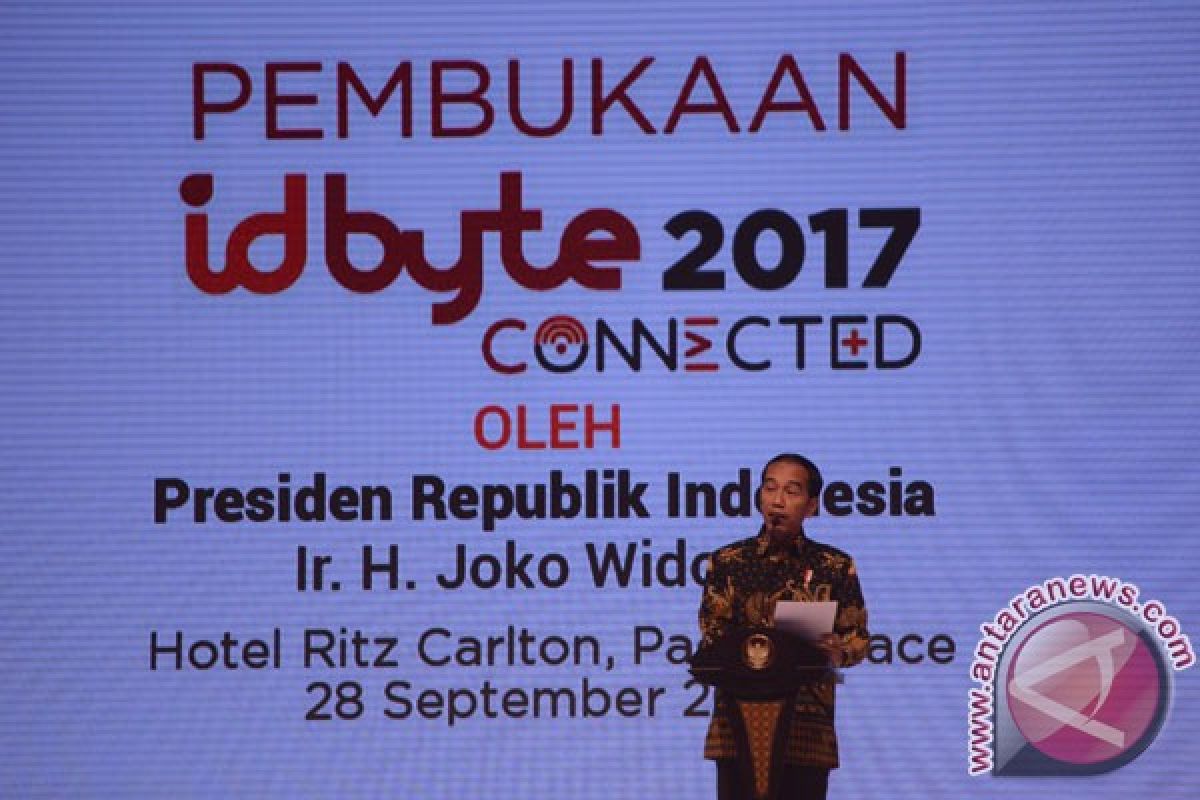 President Widodo inaugurates 2017 IDBYTE Conference