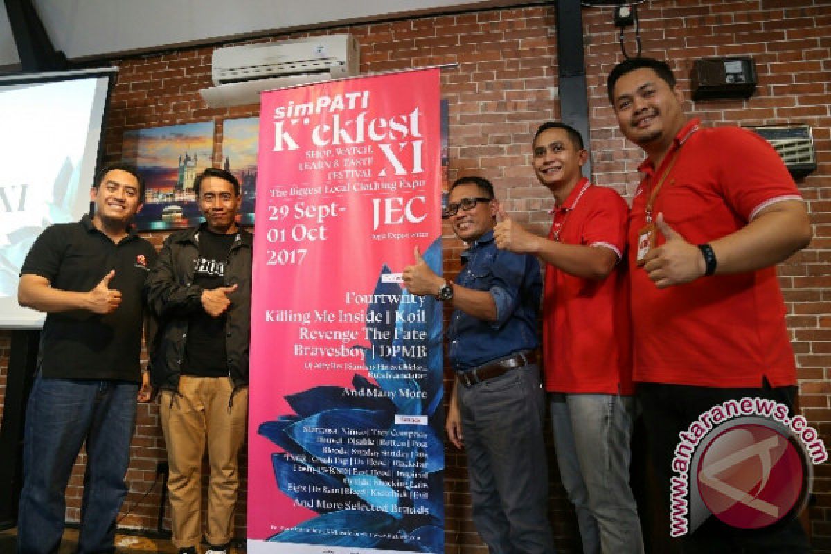 100 "brand" nasional ikut Simpati Kickfest 2017