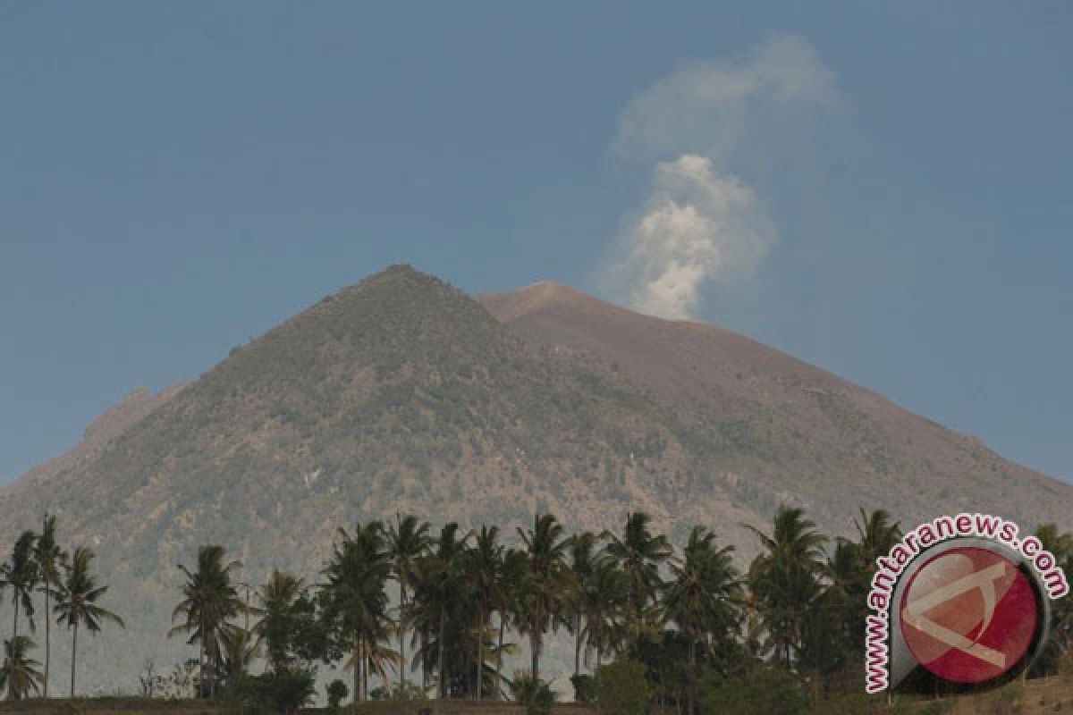 Gempa vulkanik Gunung Agung berfluktuasi tinggi