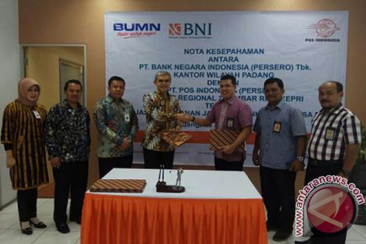 BNI-POS Teken MoU Pengelolaan Aktivitas Keuangan dan Jasa Pos 