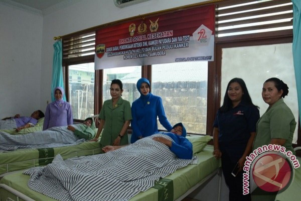 Korem 023/KS Gelar Donor Darah