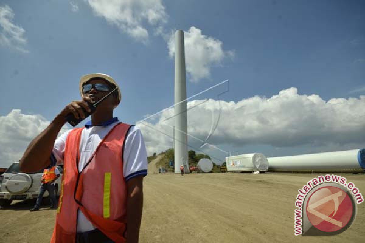 Menteri  ESDM Kunjungi Proyek  PLTB Kabupaten Sidrap