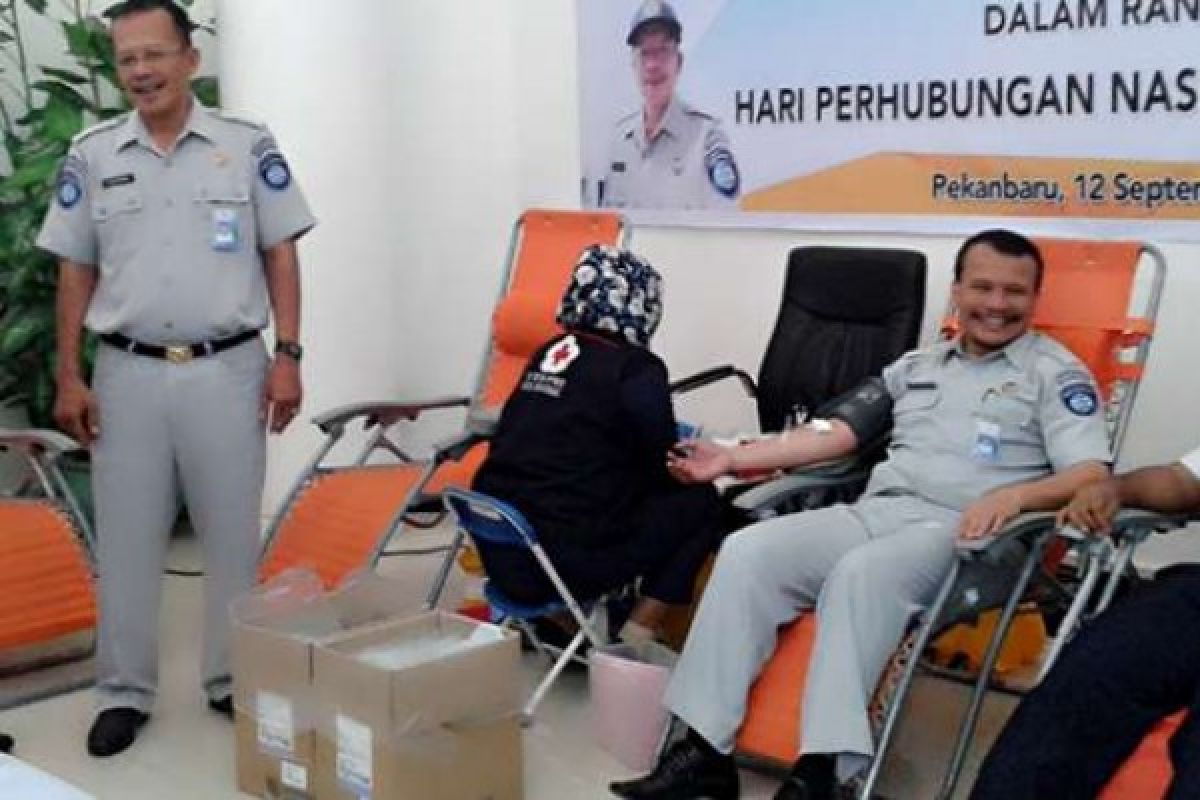 Aksi Sosial Jasa Raharja Riau Kumpulkan 29 Kantong Darah