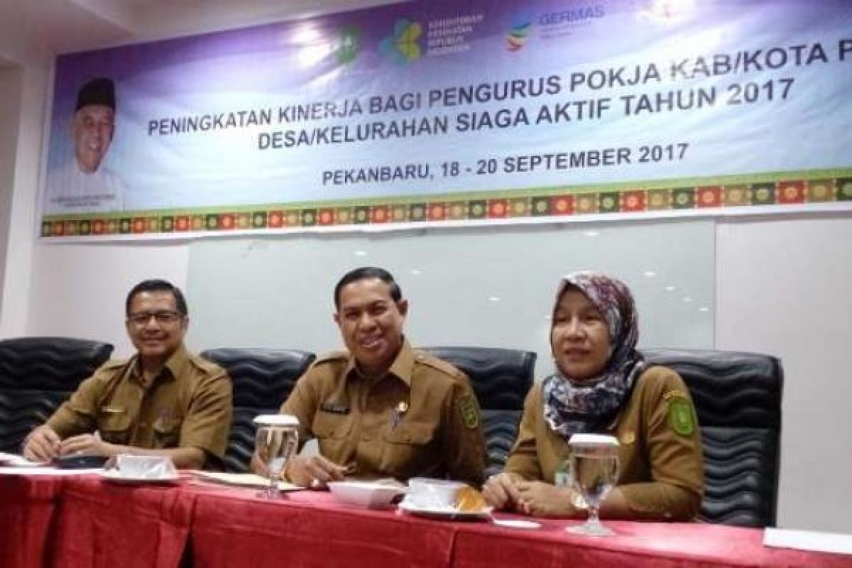 Diskes Riau Latih Kader Desa Aktif PHBS 