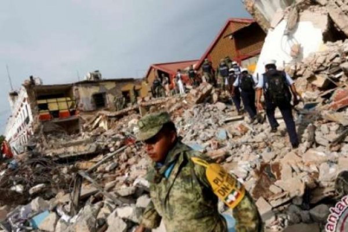 Gempa Besar Di Meksiko Tewaskan Ratusan Orang