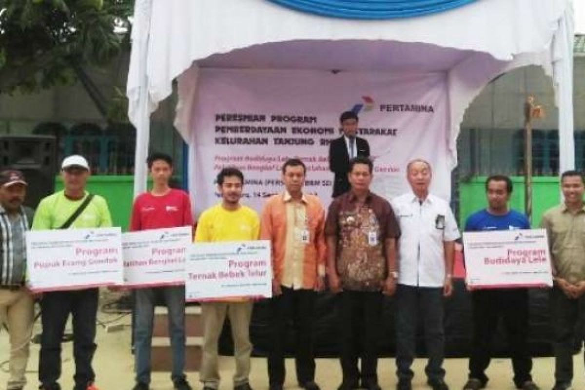 TBBM Sei Siak Salurkan Bantuan Rp243 juta Di Tanjung Rhu 