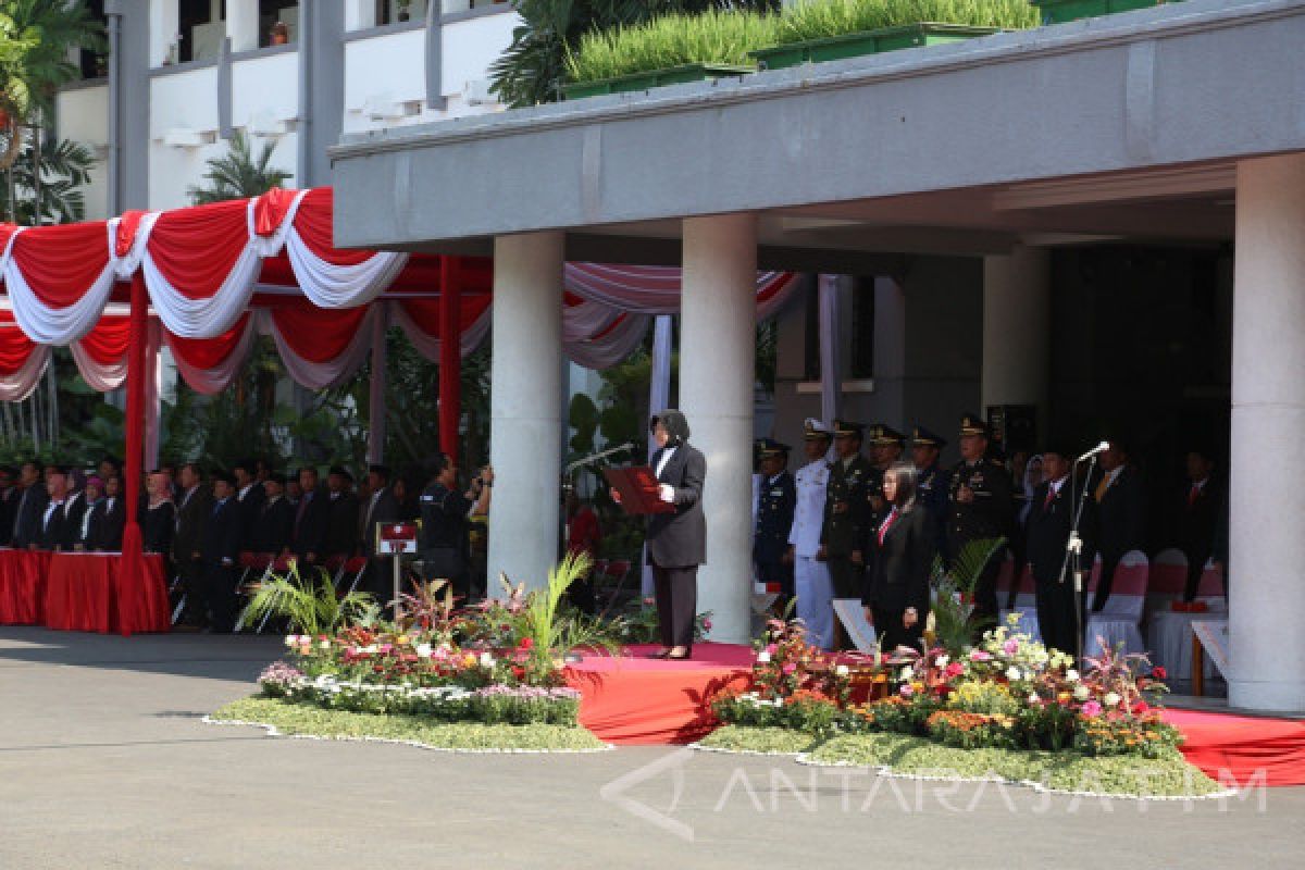 Risma Ajak Warga Surabaya Amalkan Nilai-Nilai Pancasila