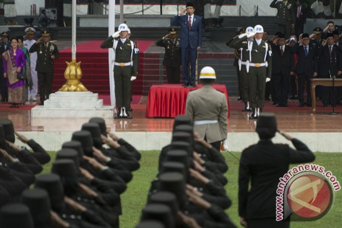 Presiden jadi  inspektur upacara Harii Kesaktian Pancasila