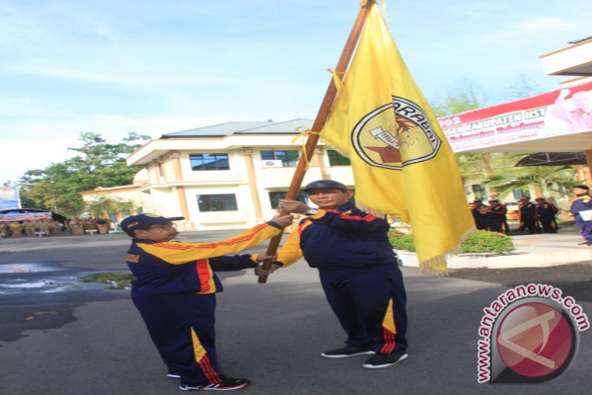 Bupati HST Lepas Atlet Porprov dan NPC