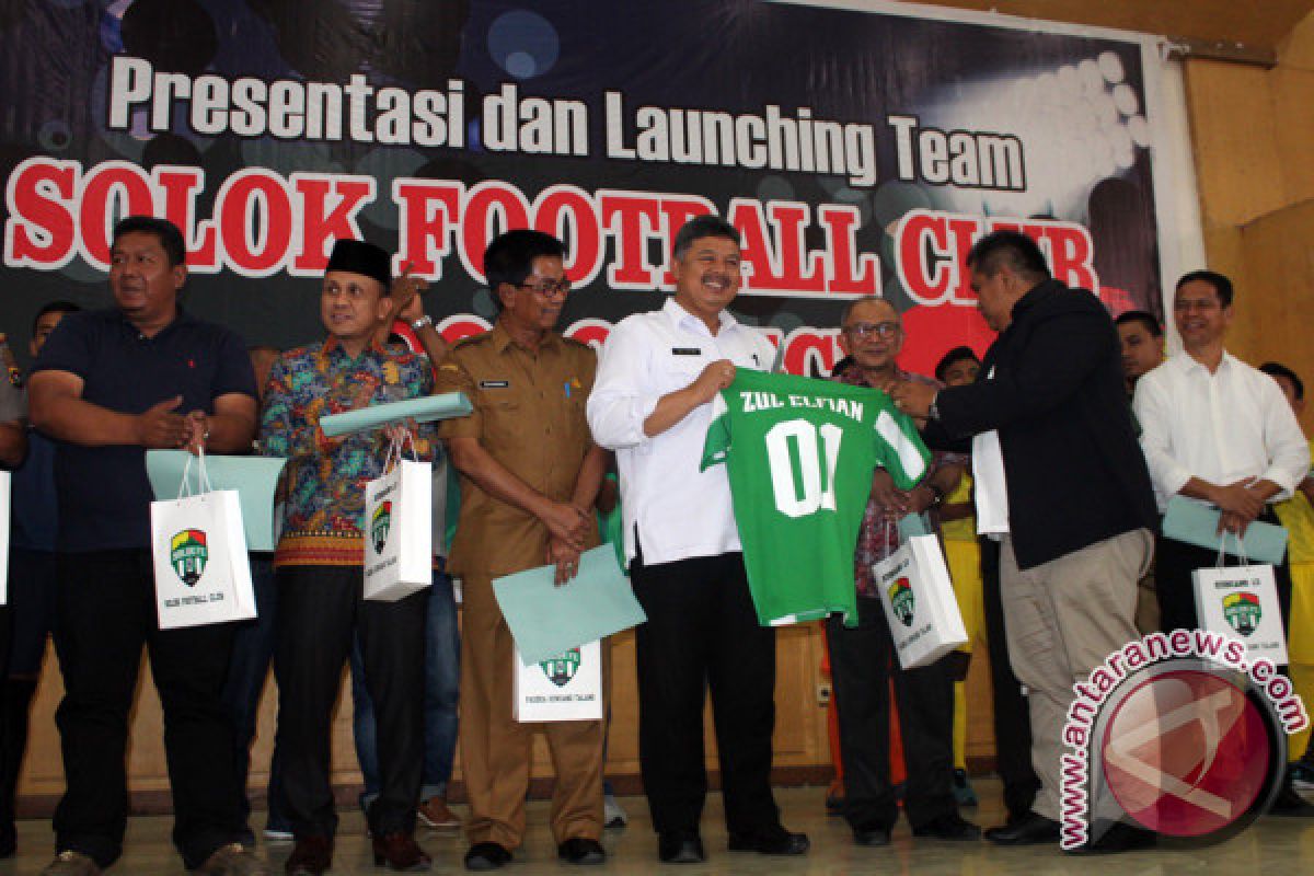 Solok Luncurkan Solok FC Perkuat Sepak Bola