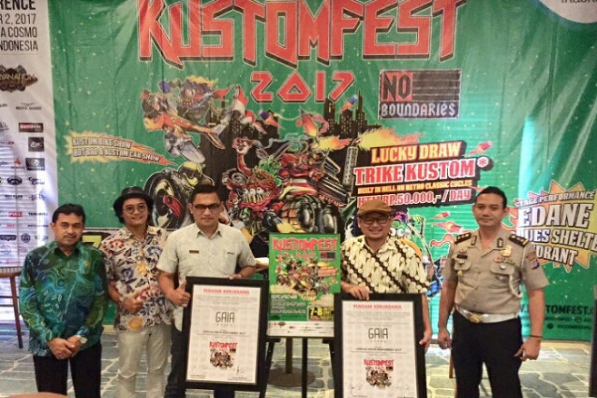 Kustomfest "No Boundaries' digelar di Yogyakarta