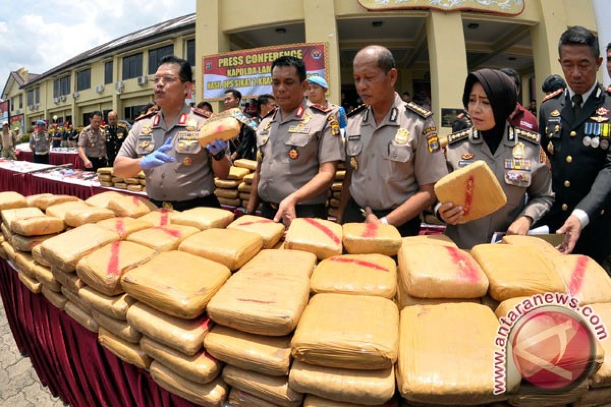 Polda Metro Jaya tembak pemilik 386 kg ganja