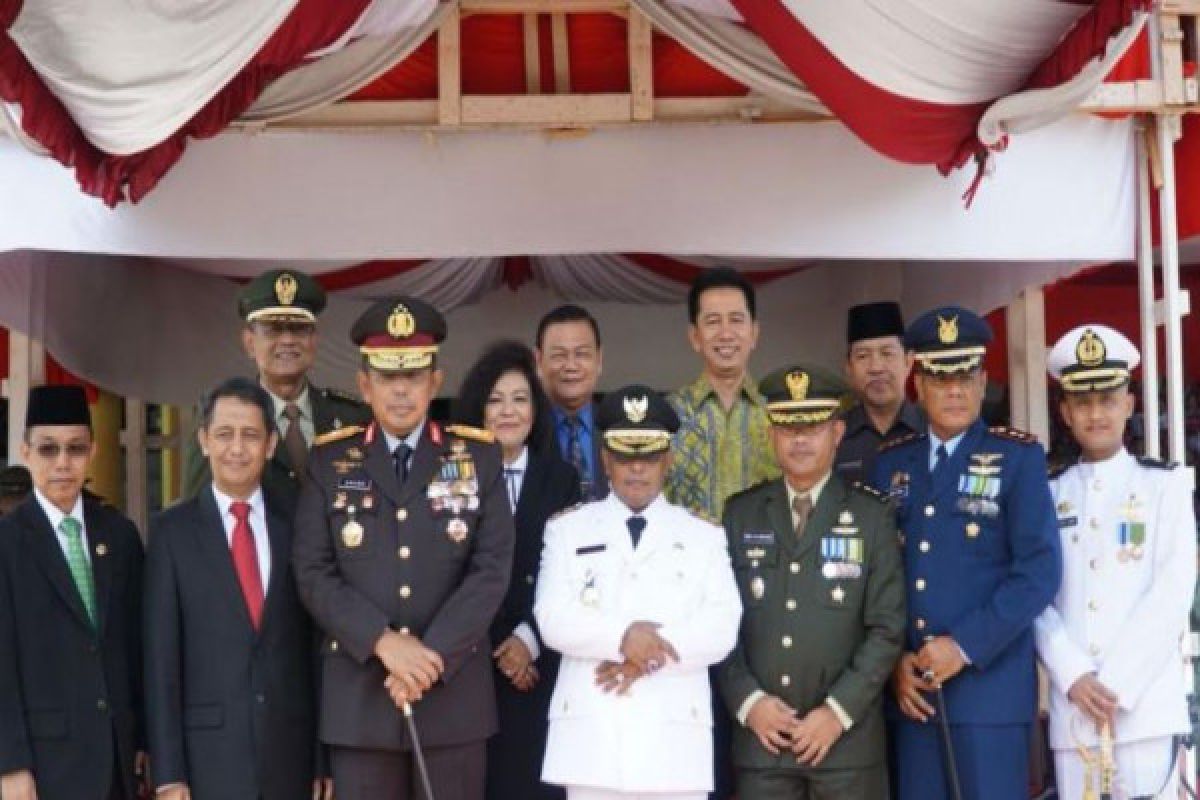 Bupati Barut Khusus Hadiri HUT TNI Kalteng