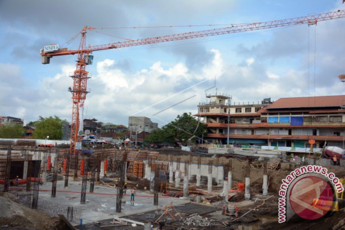 Pembangunan Pasar Badung tahap kedua dilanjutkan