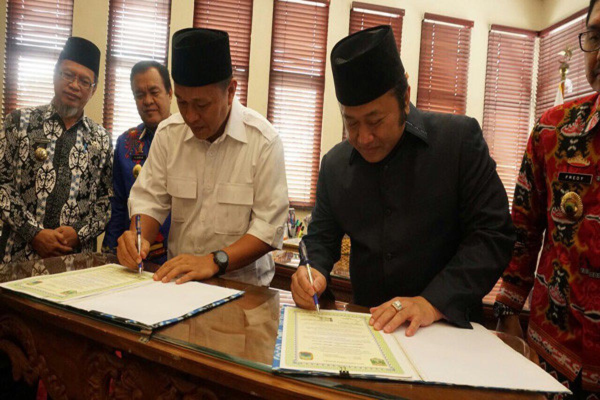 Lampung Selatan-Lampung Tengah Kerja Sama Pembangunan 