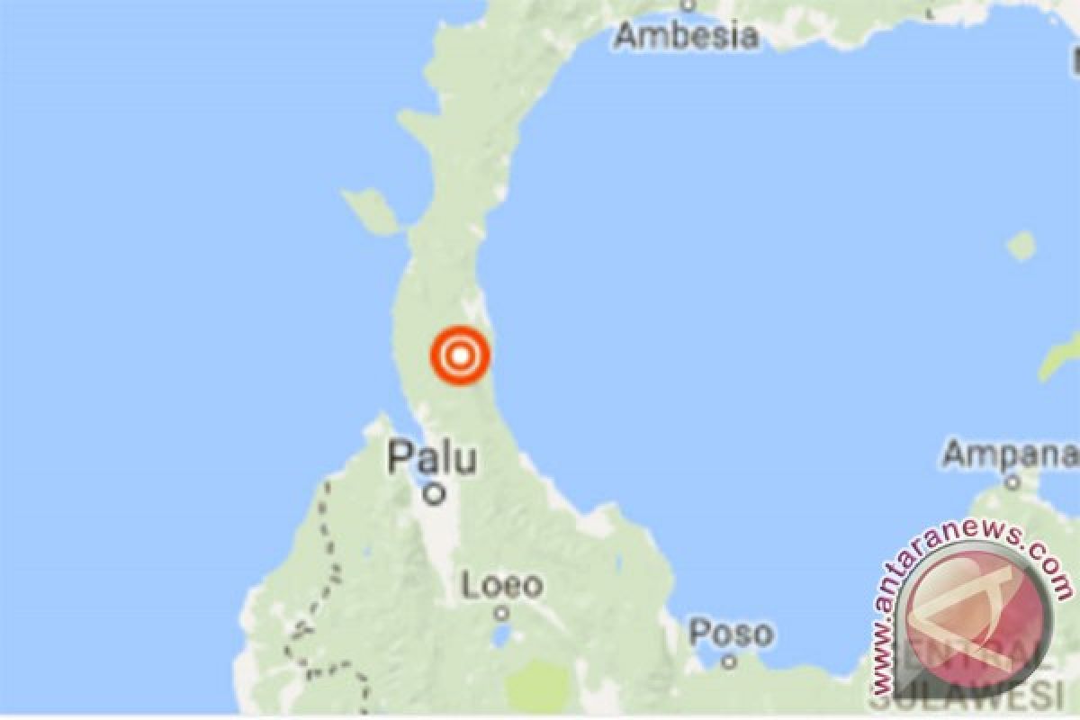 Kota Palu diguncang gempa 5,1 SR