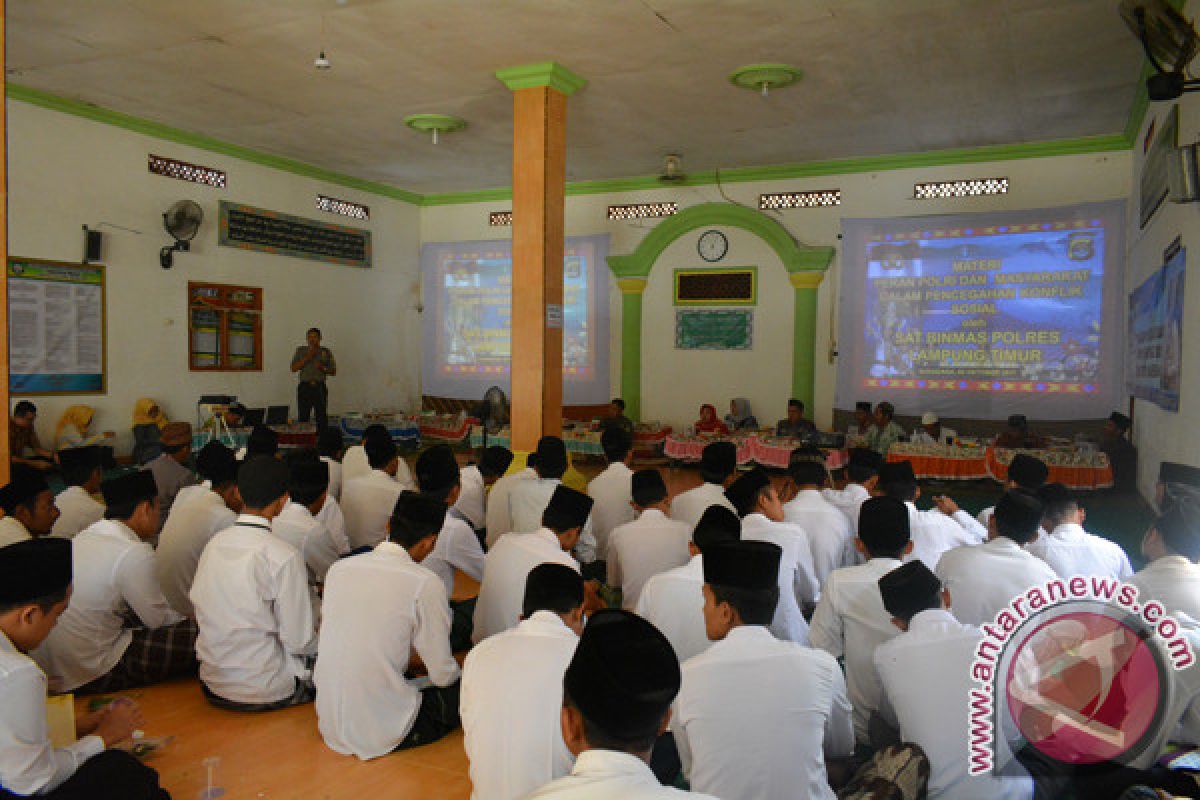 Ratusan Santri Antusias Ikuti Pembinaan Nilai Karakter Bangsa