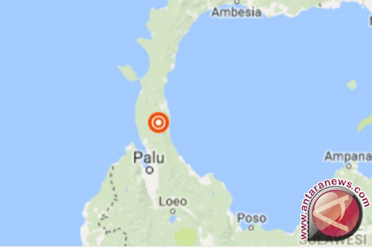 Kota Palu Diguncang Gempa 5,1 SR