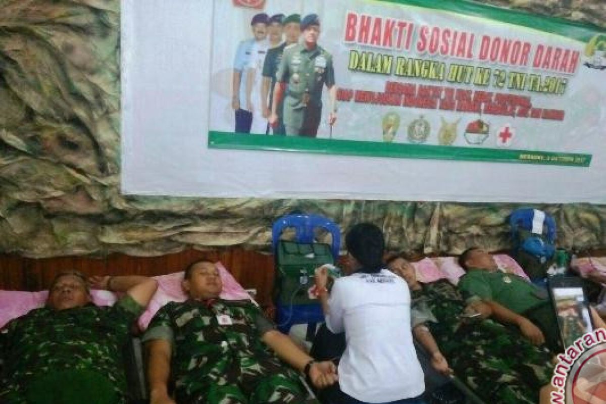 Denkesyah Merauke dan Tim Ekspedisi NKRI gelar donor darah