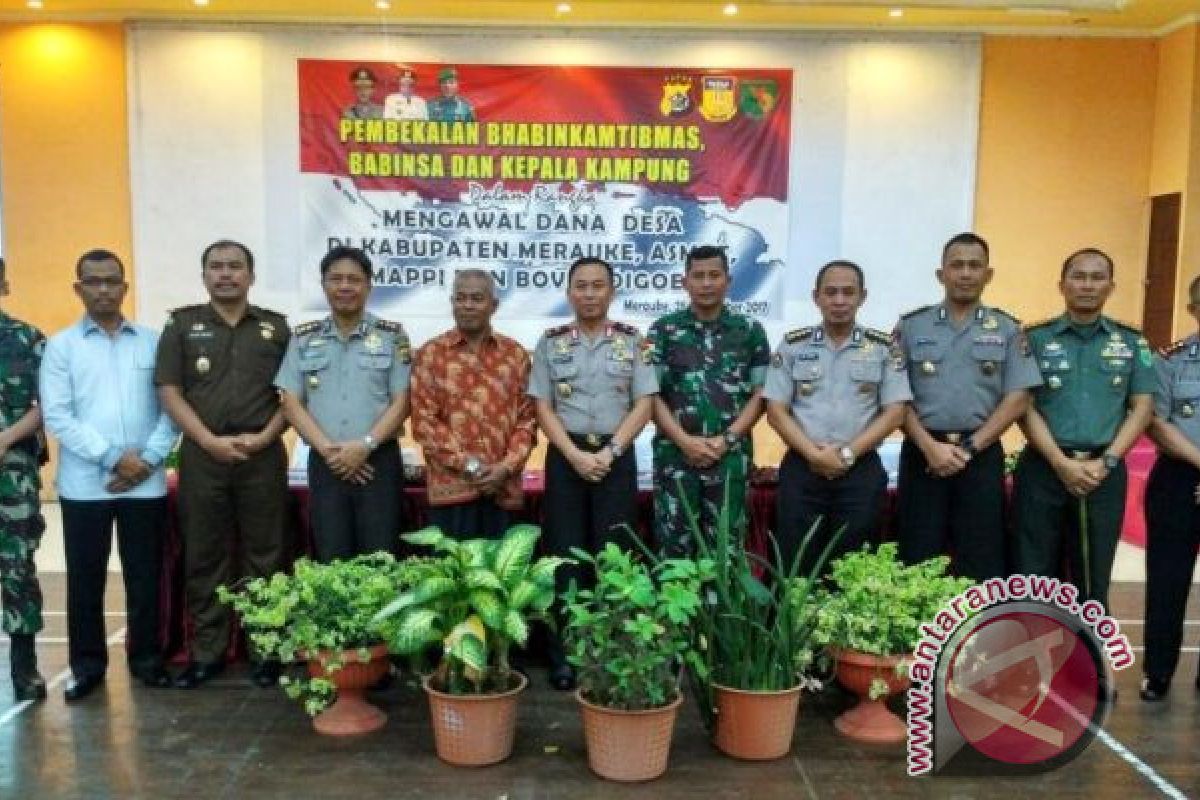 Waka Polda Papua beri pembekalan Bhabinkamtibmas dan Babinsa di Merauke