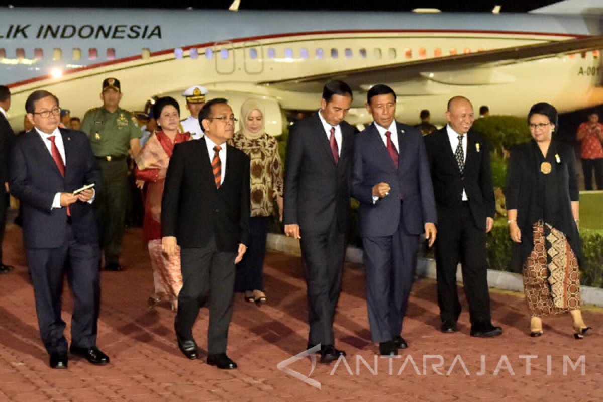 Dari Brunei Presiden Jokowi Tiba di Jakarta