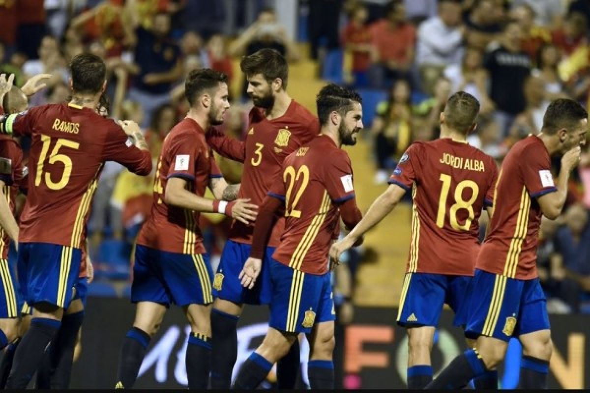 Spanyol lolos otomatis ke Rusia