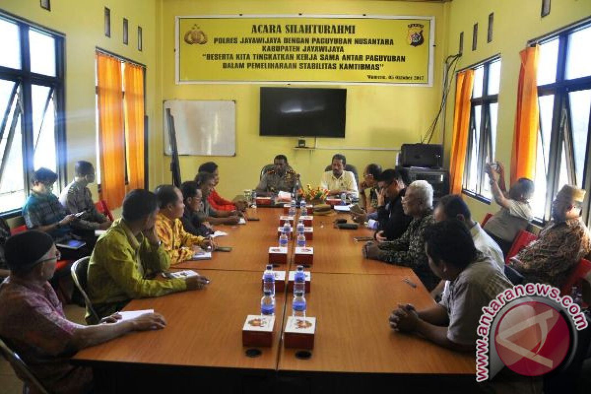 Polisi gelar acara silahturahmi bersama paguyuban di Jayawijaya